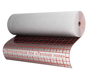 Полотно ламіноване фольгою 3 мм з розміткою для теплої підлоги