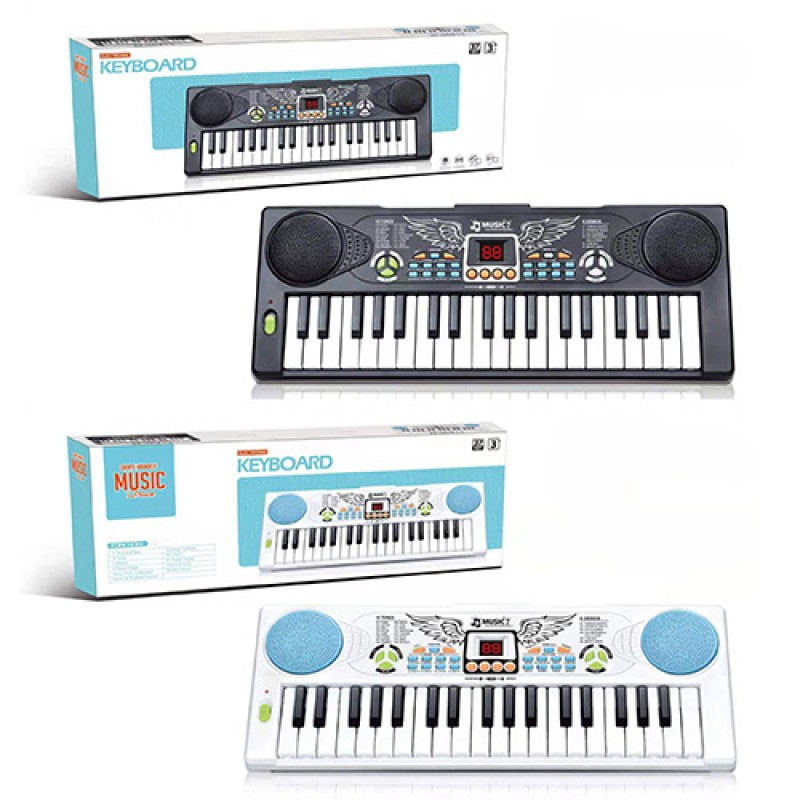 Синтезатор BX-1691A-1691B, 37 клавіш, мікрофон, запис, демо, 2 кольори, на батарейках