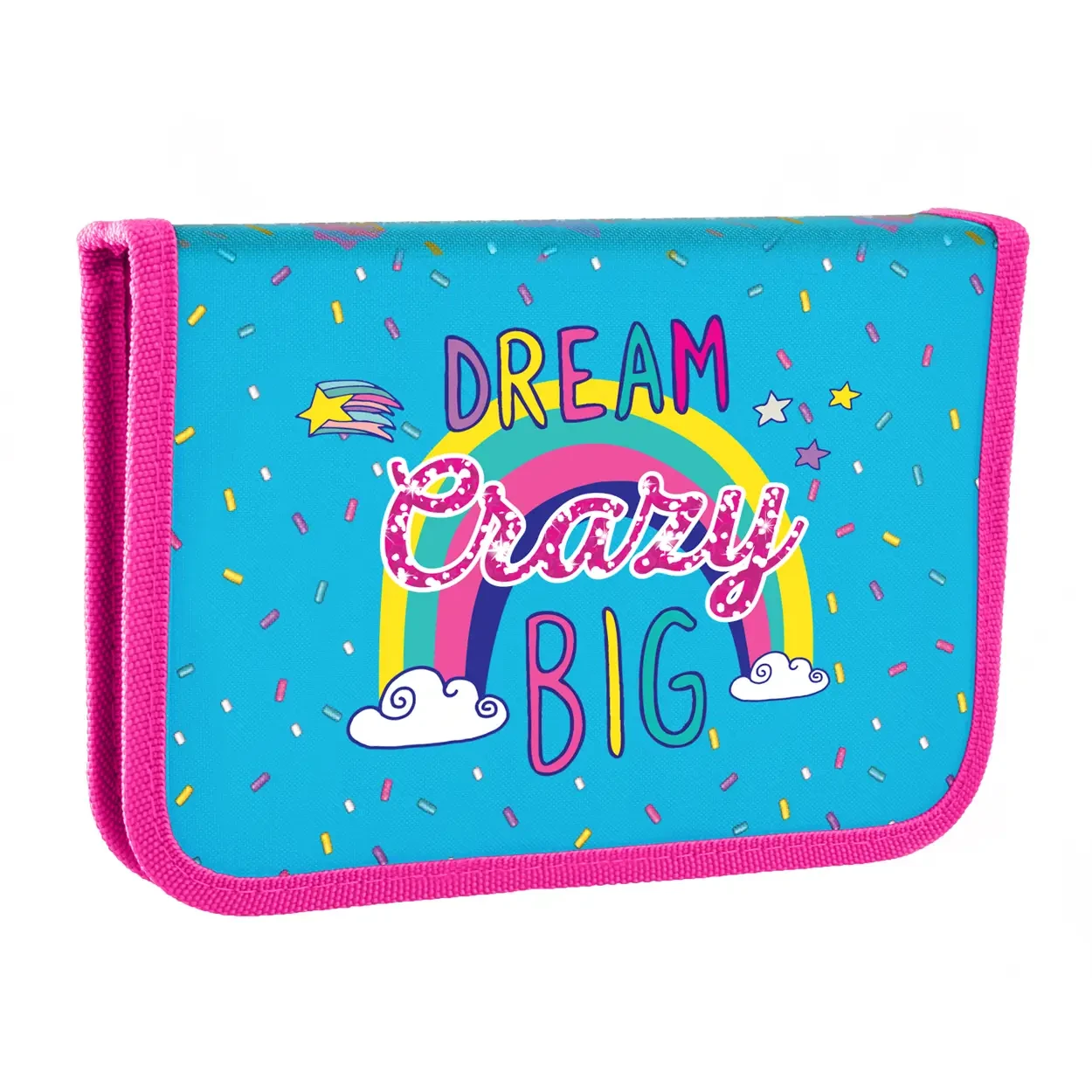 Пенал шкільний твердий YES (одинарний із клапаном) HP-03 Dream crazy 532868