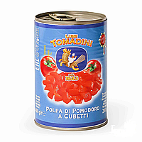 Помідори TOMADINI 400g різані ж/б