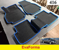 3D-килимки EvaForma на Renault Megane 2 '02-09, седан / універсал, 3D килимки EVA