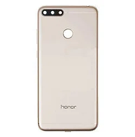 Задняя крышка Honor 7A Pro 5.7/7C 5.7; Huawei Y6 2018/Y6 Prime 2018 золотистая без стекла камеры - царапины