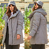 Куртка тепла жіноча батальна 4409-01 гл, фото 8