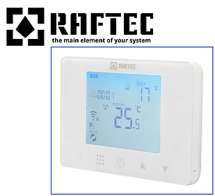 Бездротовий електронний терморегулятор RAFTEC (Wi-Fi) для котлів R09RF