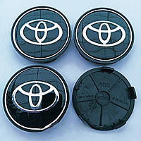 Ковпачки в диски Toyota 65*68 мм черные