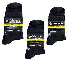 Чоловічі чорні термошкарпетки Columbia 3 пари 41-46, теплі зимові тактичні вовняні термошкарпетки для чоловіків MS