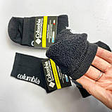 Набір чоловічих термошкарпетків Коламбія 6 пар 41-46 чорних теплих зимових військових для повсякденного носіння бігу MS, фото 3