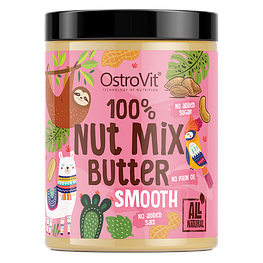 Горіхова паста 100% Nut Mix Butter Smooth OstroVit 1 кг