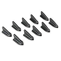 Дефлекторы акульи плавники для бампера 10шт Канарды на бампер Универсальные.