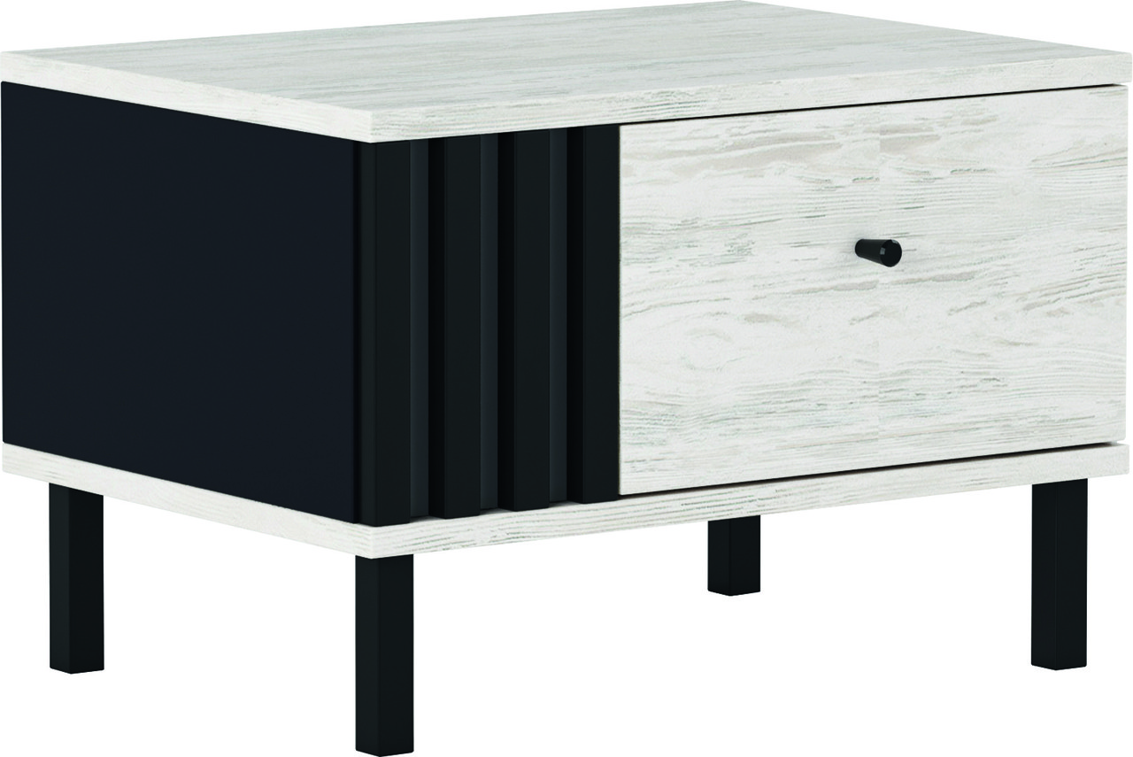 Тумба нічна Тео Антрацит/Артвуд Сірий Світ Меблів, фото 1