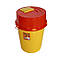 Контейнер для збору медичних відходів 30 л, жовтий Afacan Plastik, фото 4