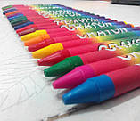 Олівці воскові кольорові Crayons, 12 кольорів, фото 4