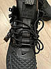 Чоловічі зимові кросівки Nike Lunar Force 1 Duckboot 17 Black Взуття Найк Лунар Форс чорні високі з хутром, фото 6