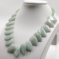 Кольє Пелюсток Нефрит 48 см