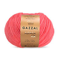 Gazzal ALPACA AIR (Газзал Альпака Ейр) № 87 рожевий (Напіввовняна пряжа, нитки для в'язання)