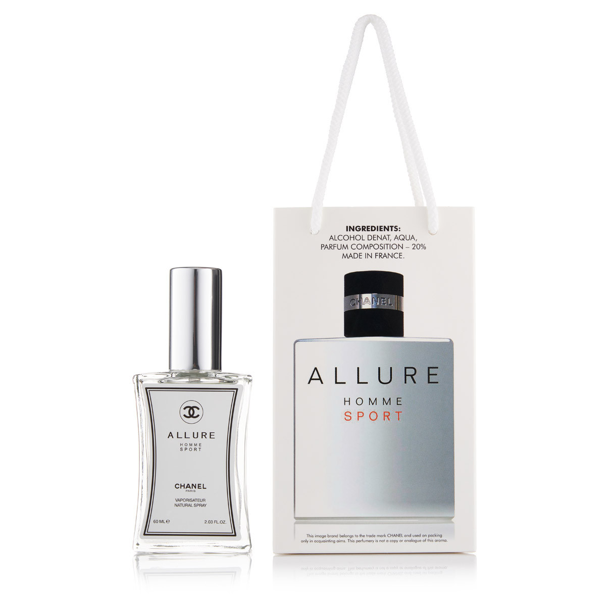 Парфуми Allure homme Sport 60 мл у подарунковій упаковці