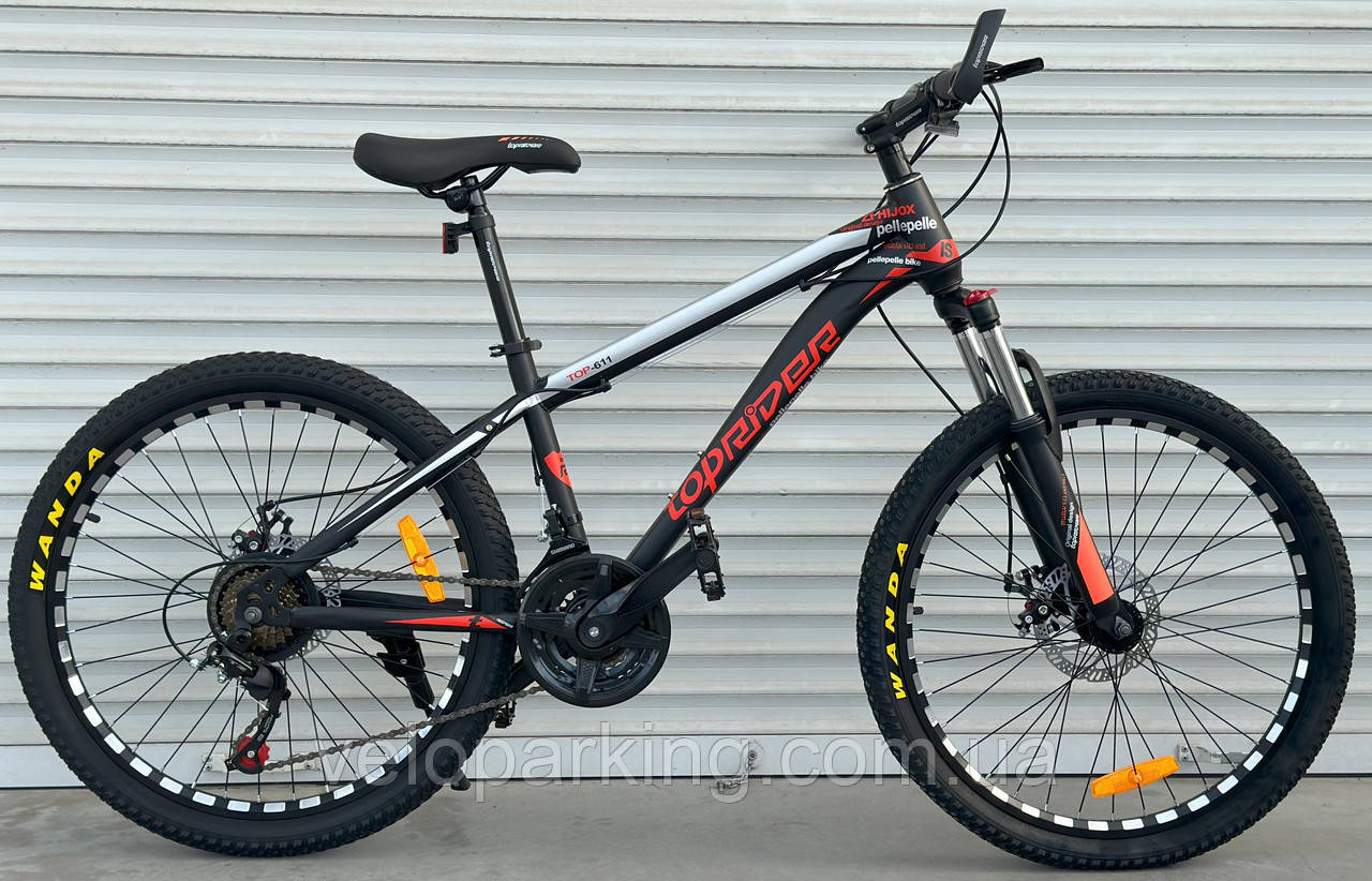 Гірський підлітковий 24 Junior (вилка LockOut) Toprider (2024) велосипед сталевий 611