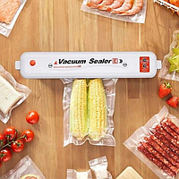 Кухонный вакуумный упаковщик пищевых продуктов Vacuum Sealer E, Белый / Вакууматор