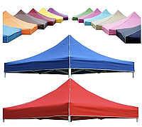 Тент крыша на раздвижной шатер палатку 3х3м, 600D прорезиненный Зеленый