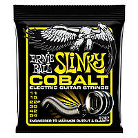 Струни Ernie Ball Slinky Cobalt 2727 для електрогітари (.011-.054), (кобальт)