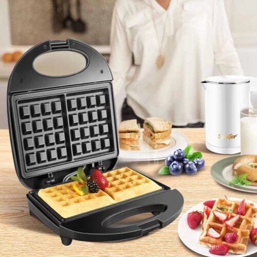 Вафельниця Sonifer Cone Maker SF-6043 Електровафельниця для бельгійських вафель LS-012148, фото 1