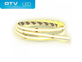 Світлодіодна стрічка GTV Premium COB 12V 320 led/m 8W IP20 2700K Білий теплий колір світла (5 метрів)