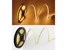 Світлодіодна стрічка GTV Premium COB 12V 480 led/m 11W IP20 2700K Білий теплий колір світла (5 метрів)