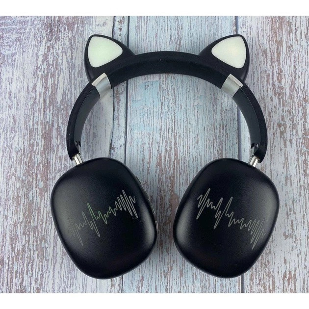 Бездротові Bluetooth навушники Cat Ears SP-20A з мікрофоном та LED RGB підсвічуванням котячі вушка Краща ціна
