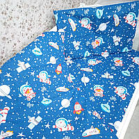 Комплект дитячої змінної постелі в ліжечко 60х120 наволочка 40*60 забарвлення в асортименті