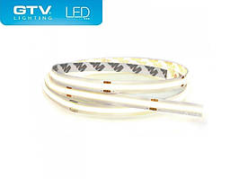 Світлодіодна стрічка GTV Premium COB 12V 320 led/m 8W IP20 4000K Білий нейтральний колір світла (5 метрів)