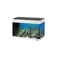 Стеклянный аквариум со светодиодным светильником и внутренний фильтром. DUBAI 80 LED - 125 L white от Ferplast