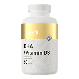 DHA + Vitamin D3 OstroVit 60 капсул