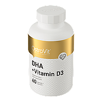 DHA + Vitamin D3 OstroVit 60 капсул, фото 2