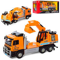 Автомодель вантажівка-екскаватор метал. інерційний АвтоСвіт AS-2402