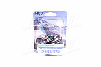 Лампа HB3 WhiteVision ultra 12V 60W P20d +60 3800K 1шт. blister Philips