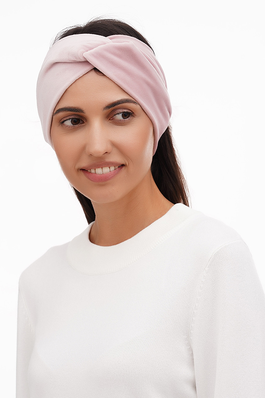 Салатова оксамитова пов'язка для волосся My Scarf, фото 1