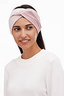 Розовая бархатная повязка для волос My Scarf