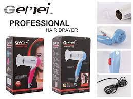 Дорожній фен для волосся Gemei GM-1709 1000 Вт