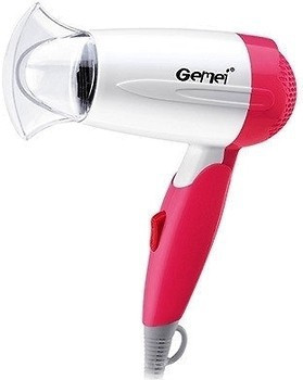 Дорожній фен для волосся Gemei GM-1709 1000 Вт