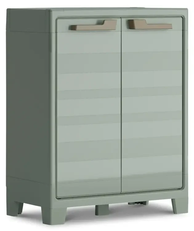 Багатофункціональна шафа пластикова Keter/Kis Planet Outdoor Lov Cabinet низька 003541 зелена