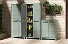 Багатофункціональна шафа пластикова Keter/Kis Planet Outdoor Lov Cabinet низька 003541 зелена, фото 4