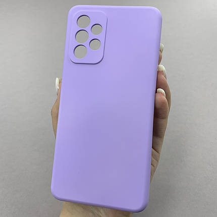 Чохол для Samsung Galaxy A52s чохол накладка із закритою камерою на телефон самсунг а52с бузковий q7n, фото 1