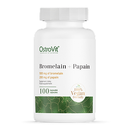 Bromelain + Papain Vege OstroVit 100 капсул