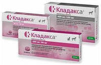 Кладакса 40 мг/10 мг антибактериальный препарат для собак и кошек, 10 таблеток