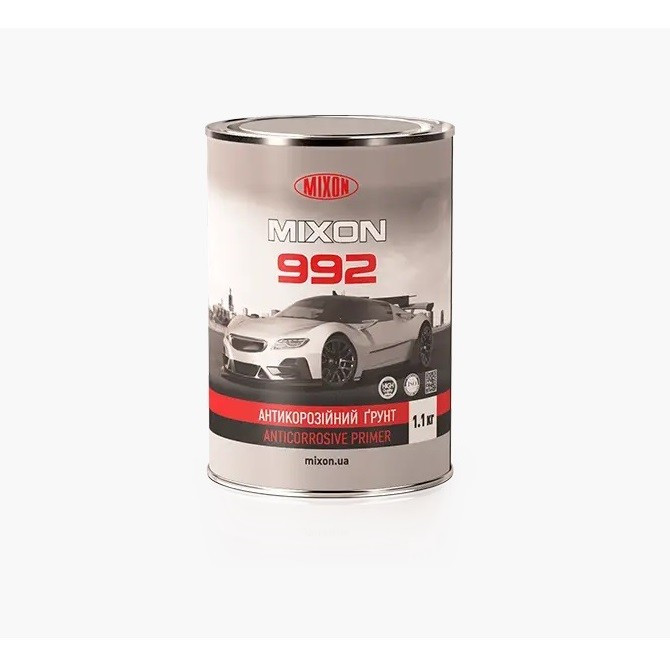Антикорозійний грунт сірий MIXON 992 0,7л (1,1кг)