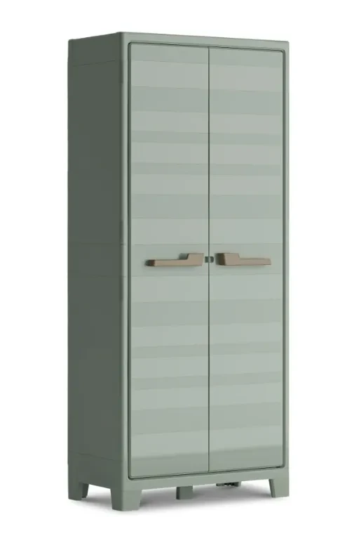 Багатофункціональна шафа пластикова Keter/Kis Planet Outdoor High Cabinet висока 003539 зелений