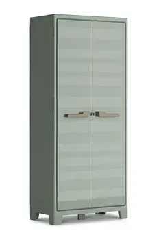 Багатофункціональна шафа пластикова Keter/Kis Planet Outdoor High Cabinet висока 003539 зелений