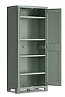 Багатофункціональна шафа пластикова Keter/Kis Planet Outdoor High Cabinet висока 003539 зелений, фото 5