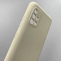 Чохол для Samsung Galaxy A51 чохол накладка із закритою камерою на телефон самсунг а51 пудровий q7n, фото 4