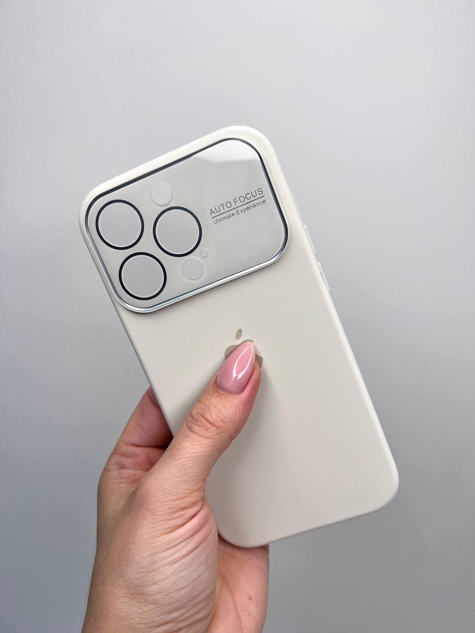 Чохол для IPhone Silicone Case AUTO FOCUS Antique White
